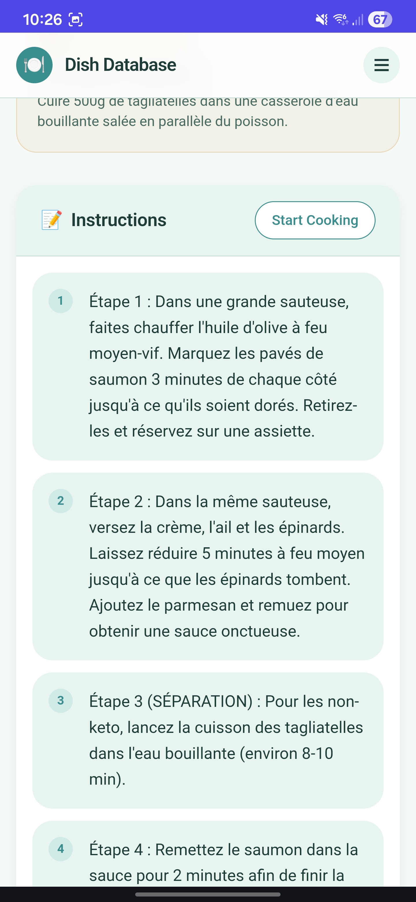 Dish Database screenshot 7