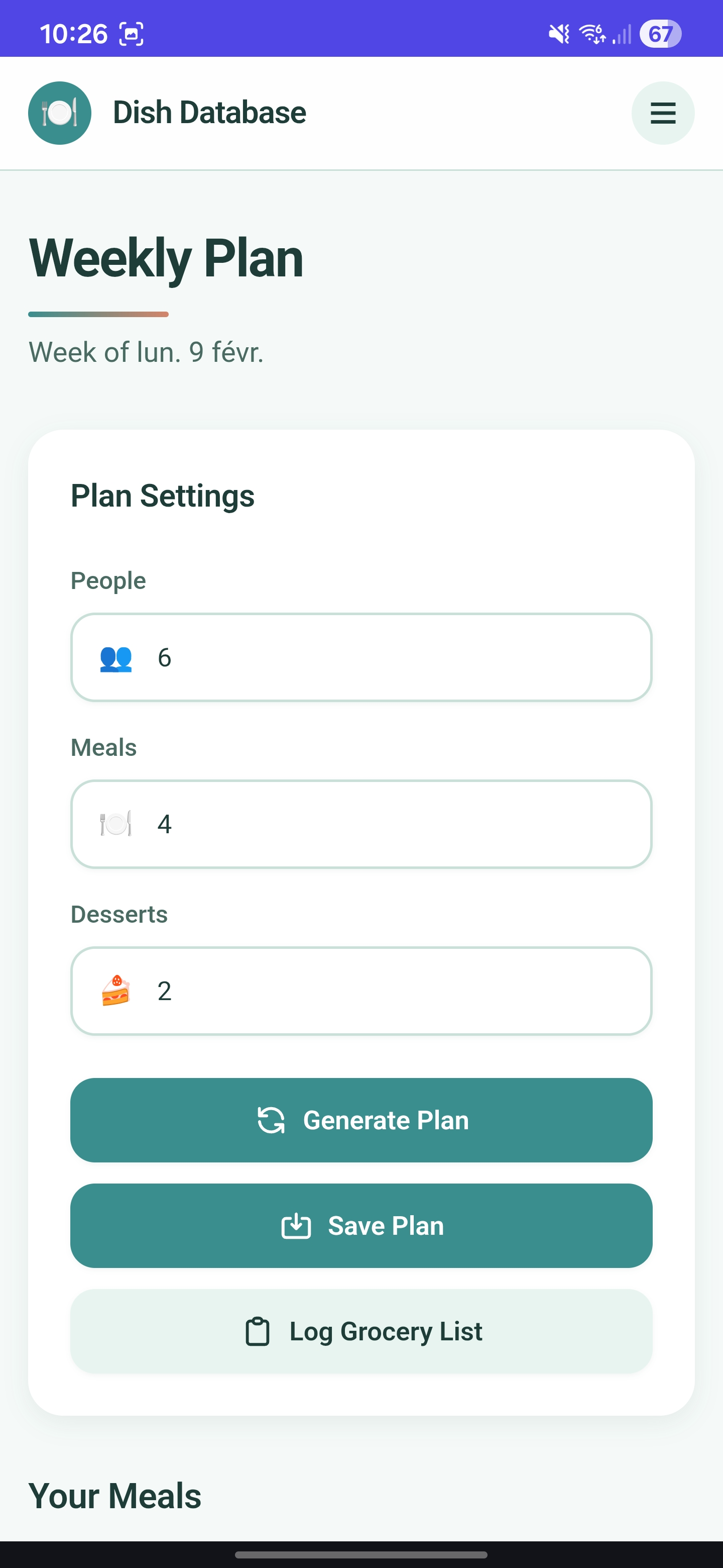 Dish Database screenshot 9