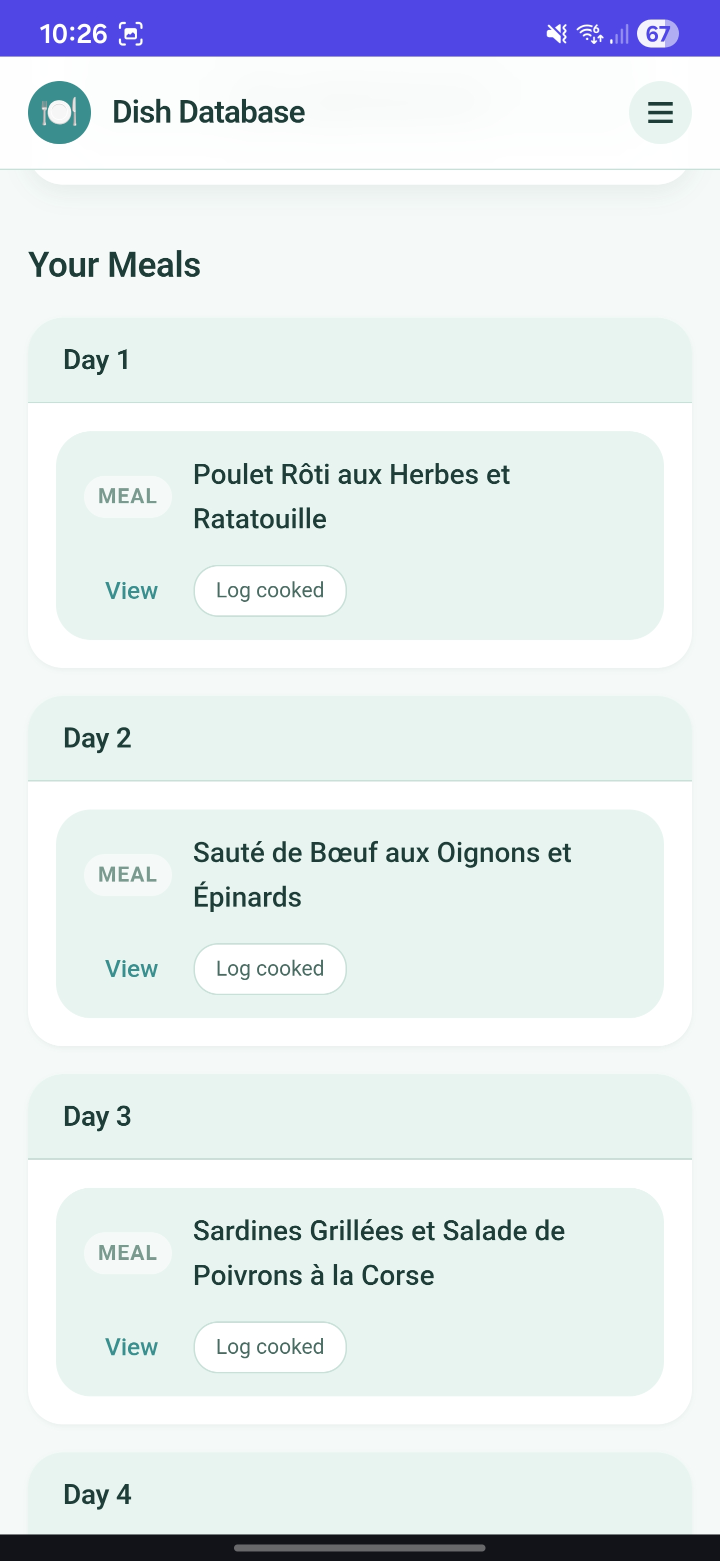 Dish Database screenshot 10