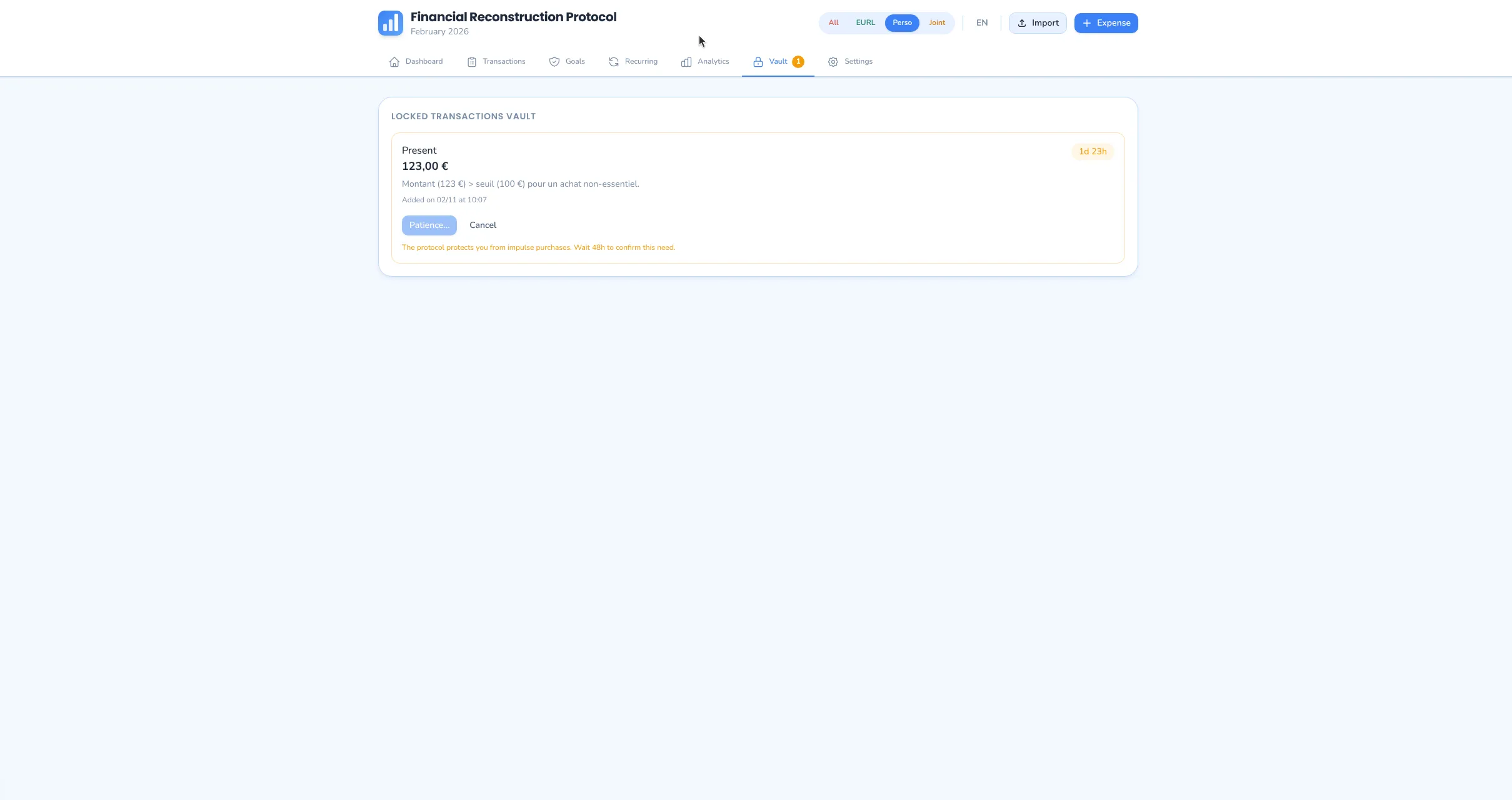 Financials screenshot 6