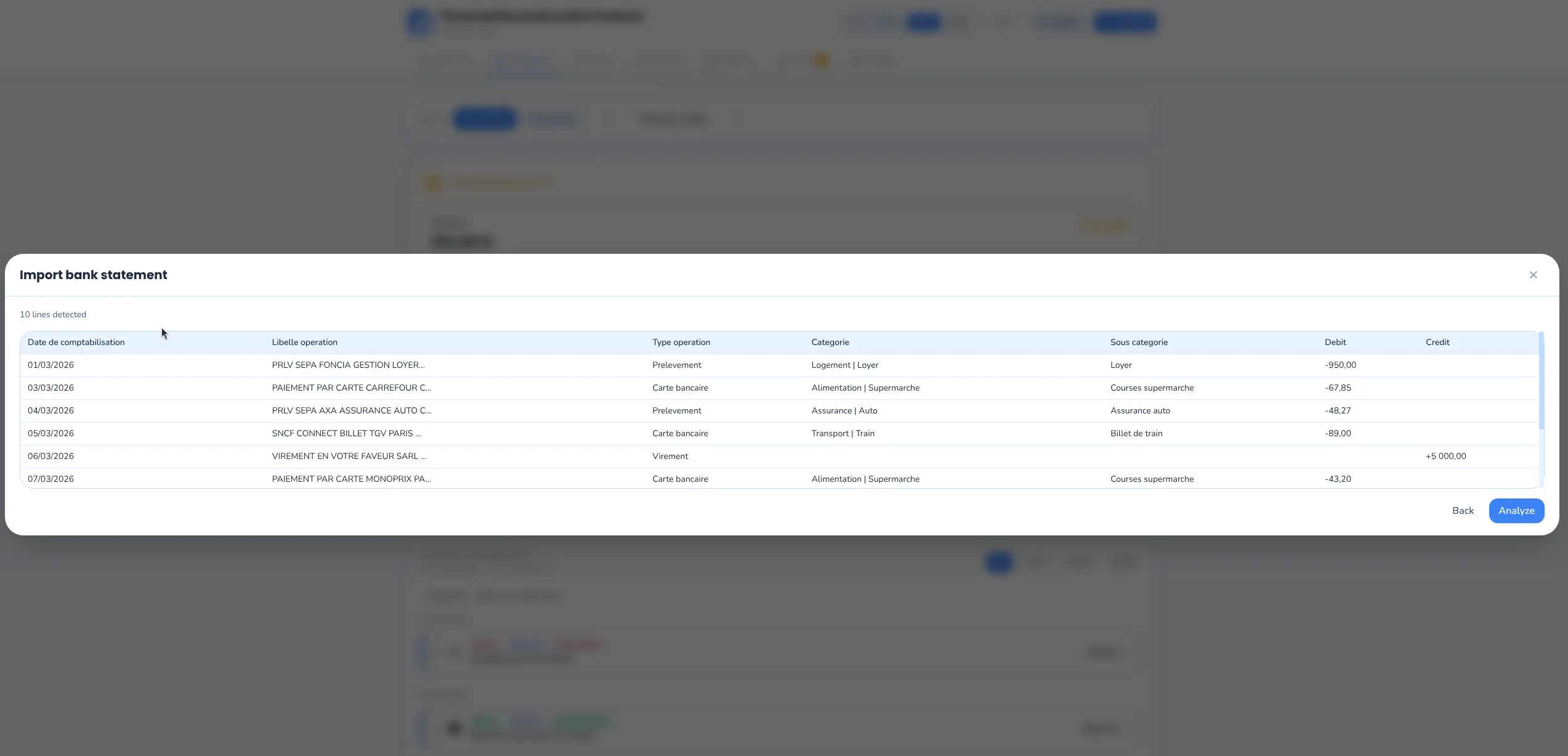 Financials screenshot 10