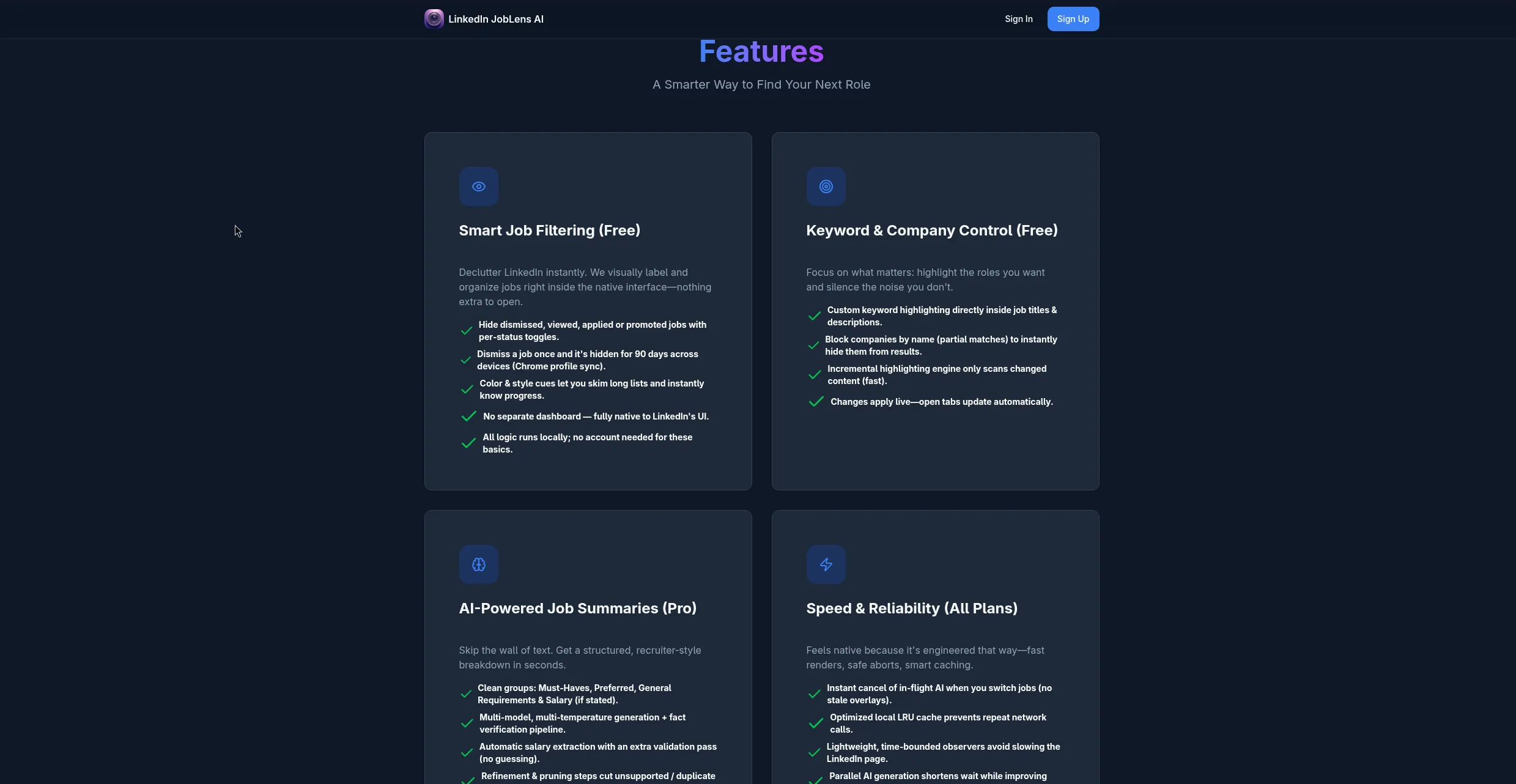 LinkedIn JobLens AI screenshot 3