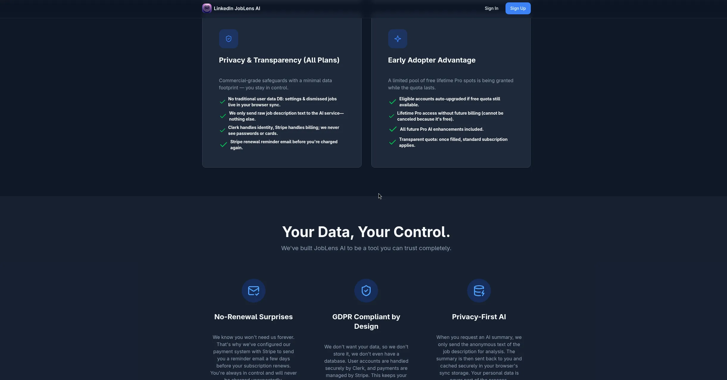 LinkedIn JobLens AI screenshot 4